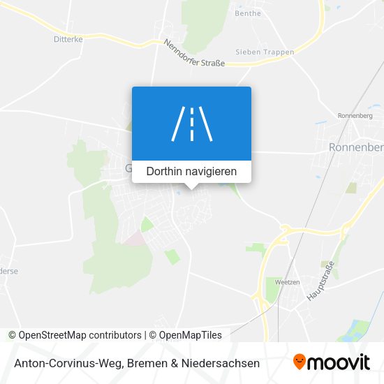 Anton-Corvinus-Weg Karte