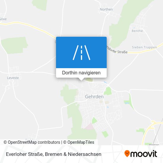 Everloher Straße Karte