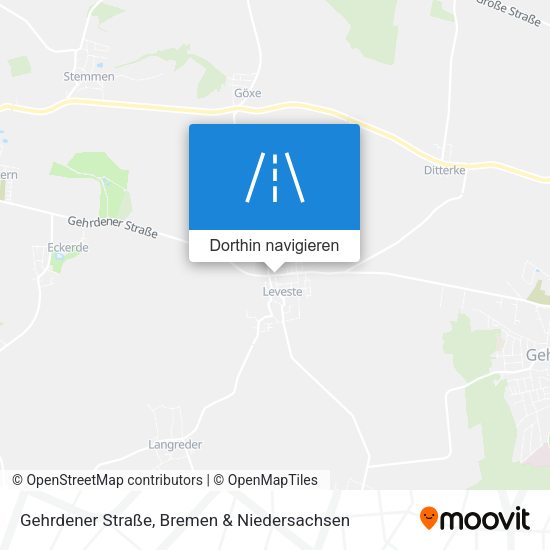 Gehrdener Straße Karte