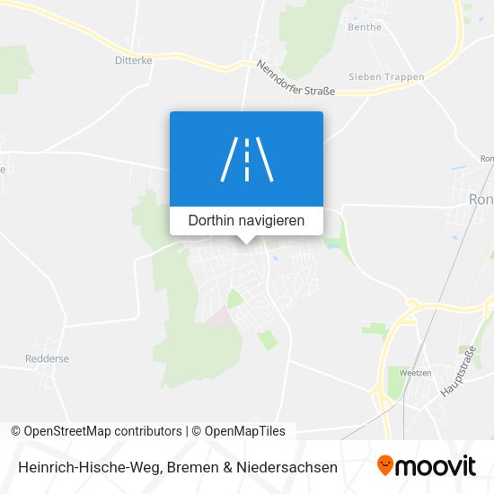 Heinrich-Hische-Weg Karte