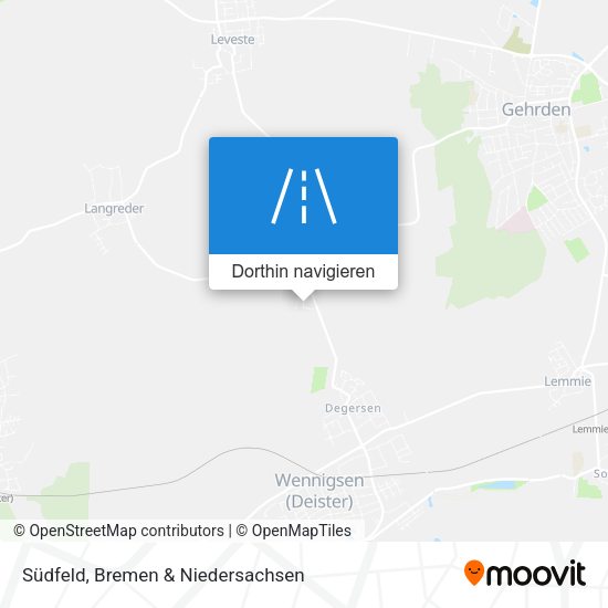 Südfeld Karte