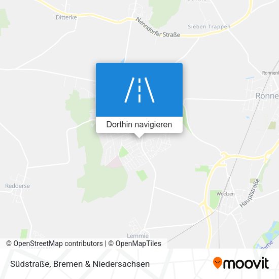 Südstraße Karte