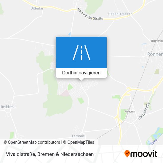 Vivaldistraße Karte