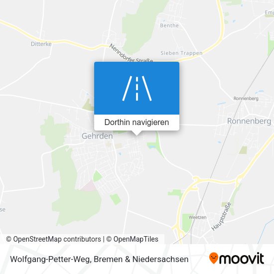 Wolfgang-Petter-Weg Karte