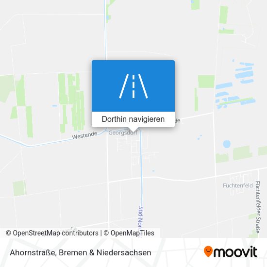 Ahornstraße Karte