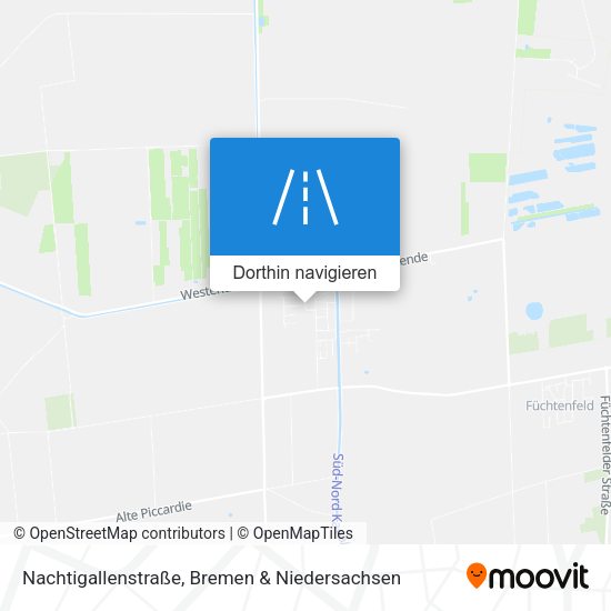 Nachtigallenstraße Karte