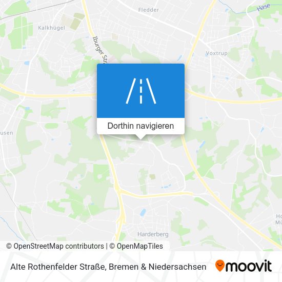 Alte Rothenfelder Straße Karte