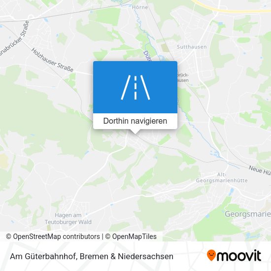 Am Güterbahnhof Karte