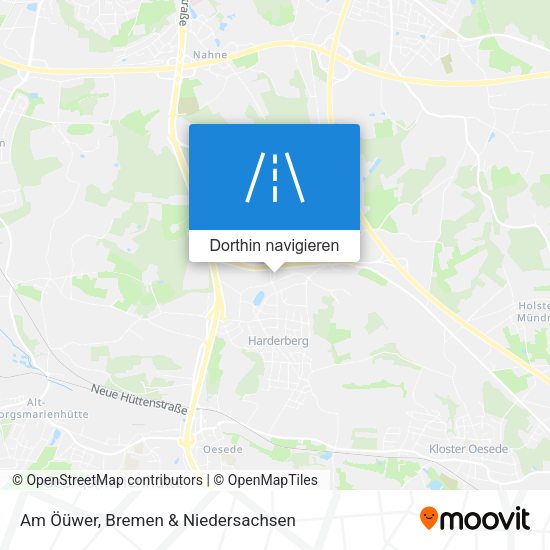 Am Öüwer Karte