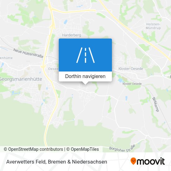 Averwetters Feld Karte