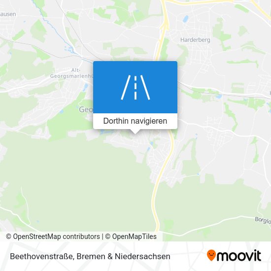 Beethovenstraße Karte
