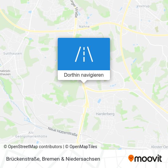 Brückenstraße Karte