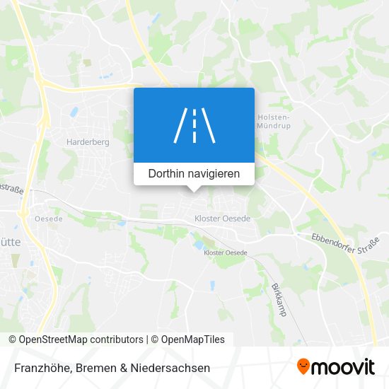 Franzhöhe Karte