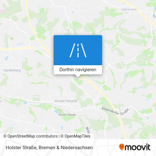 Holster Straße Karte