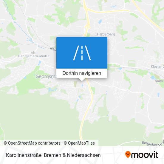 Karolinenstraße Karte
