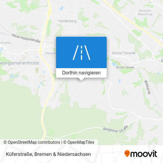 Küferstraße Karte