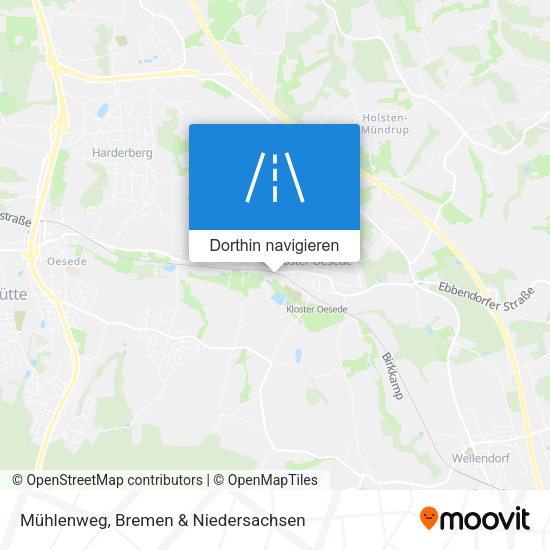 Mühlenweg Karte