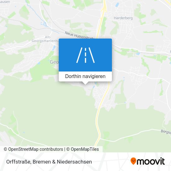 Orffstraße Karte