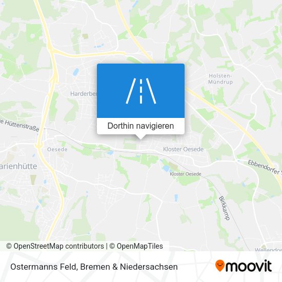 Ostermanns Feld Karte