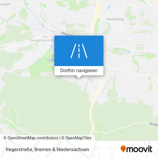 Regerstraße Karte
