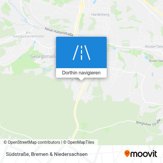 Südstraße Karte