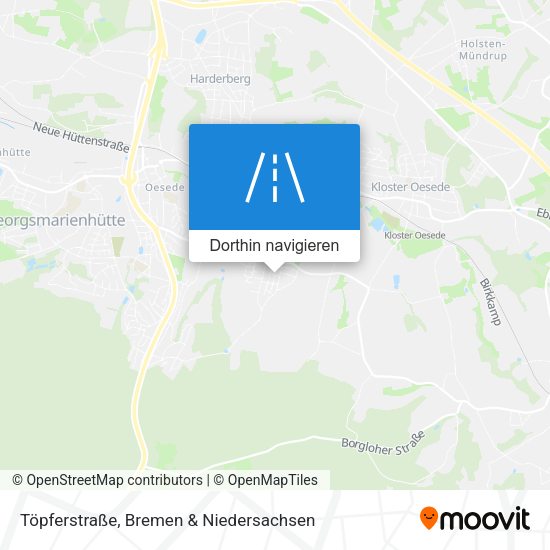 Töpferstraße Karte
