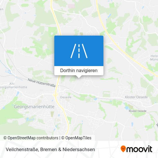 Veilchenstraße Karte
