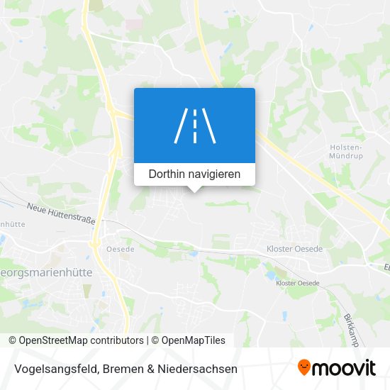 Vogelsangsfeld Karte