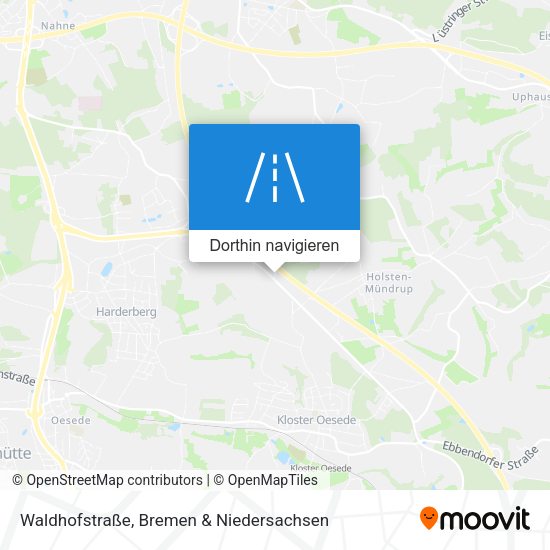 Waldhofstraße Karte