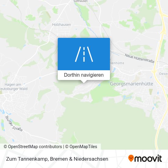 Zum Tannenkamp Karte