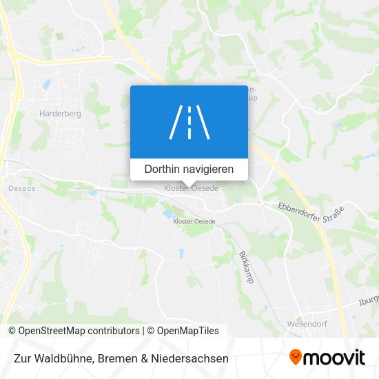 Zur Waldbühne Karte