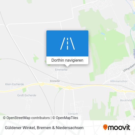 Güldener Winkel Karte