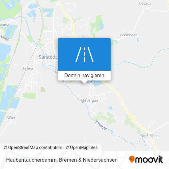 Haubentaucherdamm Karte