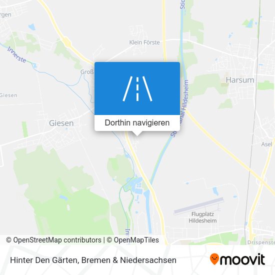 Hinter Den Gärten Karte