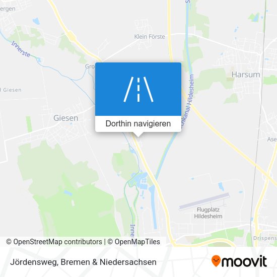 Jördensweg Karte