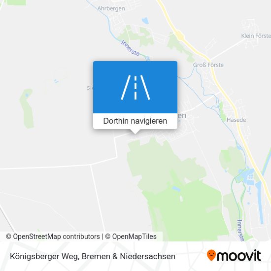 Königsberger Weg Karte