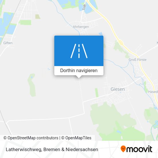 Latherwischweg Karte