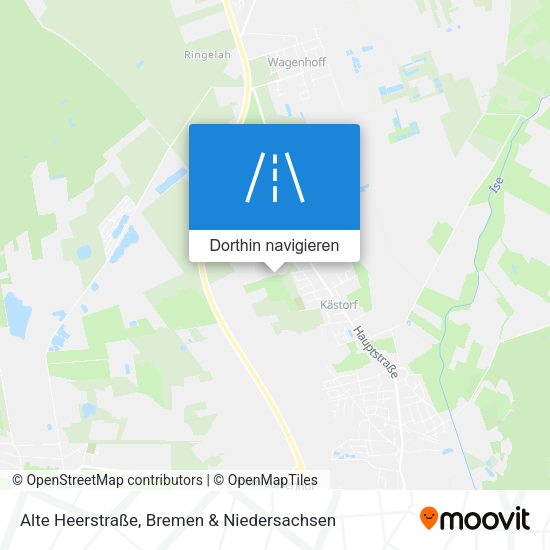 Alte Heerstraße Karte