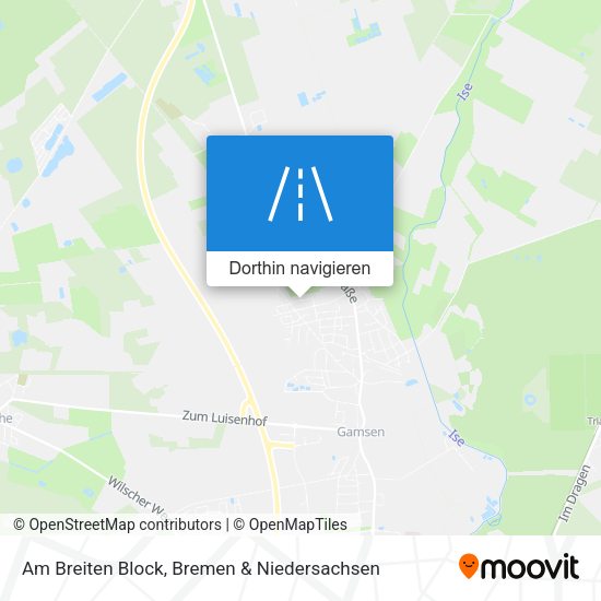 Am Breiten Block Karte