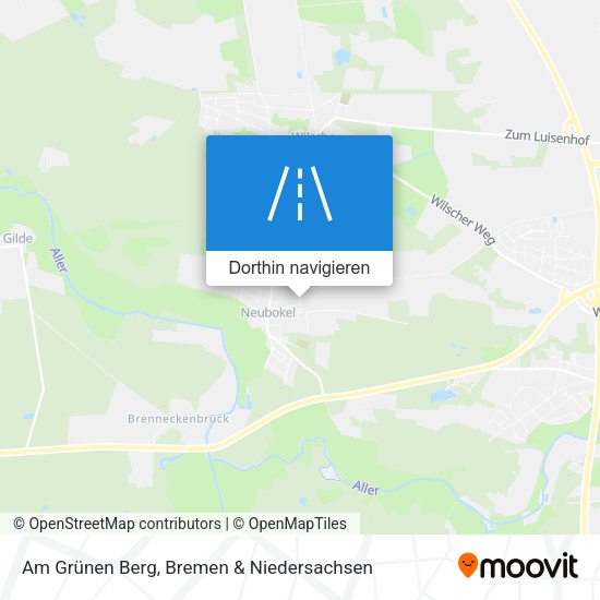 Am Grünen Berg Karte