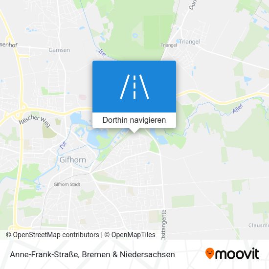 Anne-Frank-Straße Karte