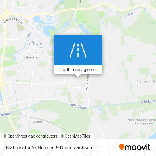 Brahmsstraße Karte