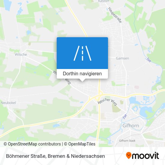 Böhmener Straße Karte