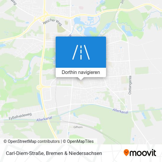 Carl-Diem-Straße Karte
