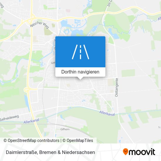 Daimlerstraße Karte