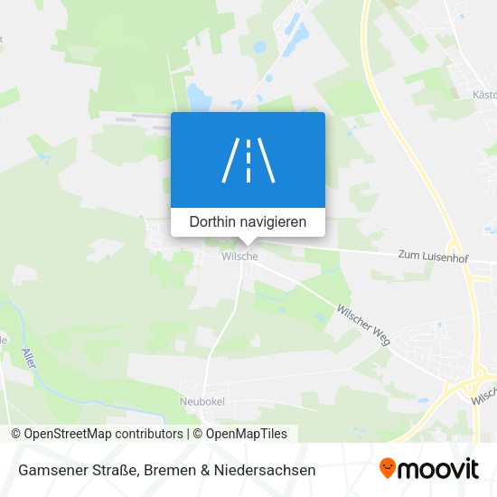 Gamsener Straße Karte