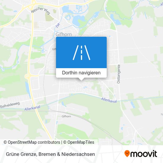 Grüne Grenze Karte
