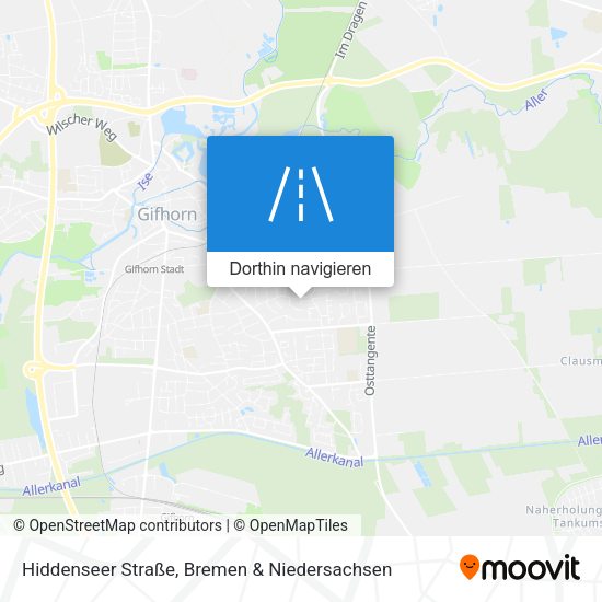 Hiddenseer Straße Karte