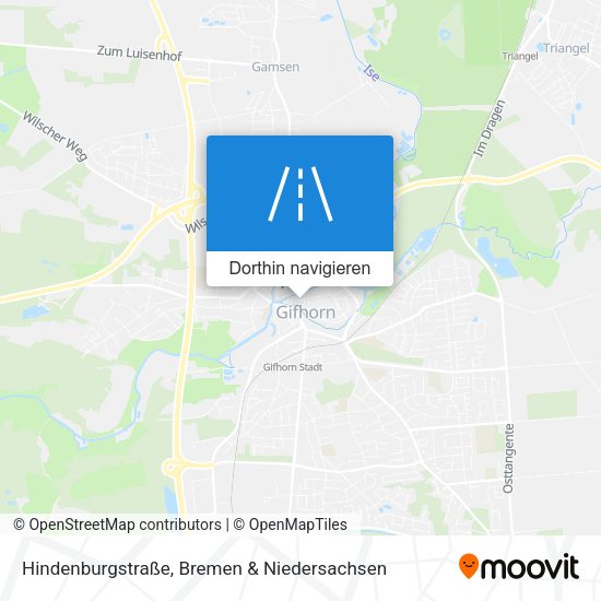 Hindenburgstraße Karte