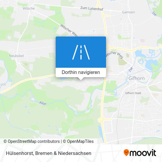 Hülsenhorst Karte